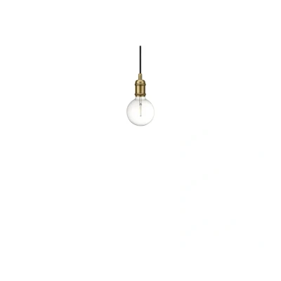 Image of Nordlux Avra minimalist hanging lamp in brass