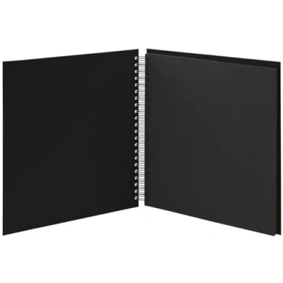 Image of Rossler Soho 290 x 290mm Wiro Bound Photo Album Black (60 Sheets)
