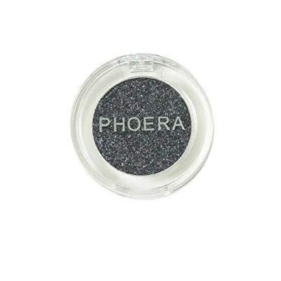 Image of AQUAPURITY PHOERA GLITTER EYESHADOW PRESSED PIGMENT SHIMMER METALLIC EYE SHADOW FACE BODY PALETTE SPARKLY MAKEUP (102 BLACK)