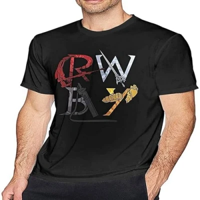 Image of RWBY T Shirt Men&#039;s Cotton Short Sleeve Cool Tee Top Black XXL