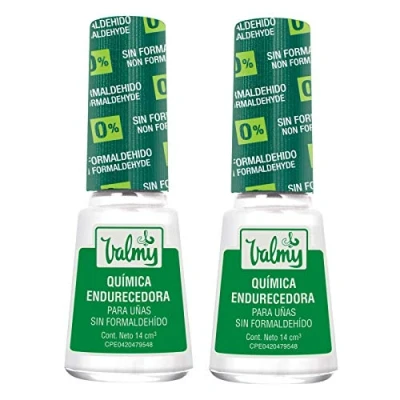 Image of Valmy Chemical Nail Hardener, Formaldehyde Free 7 Free, Strengthening and Protective Treatment (14ml each)