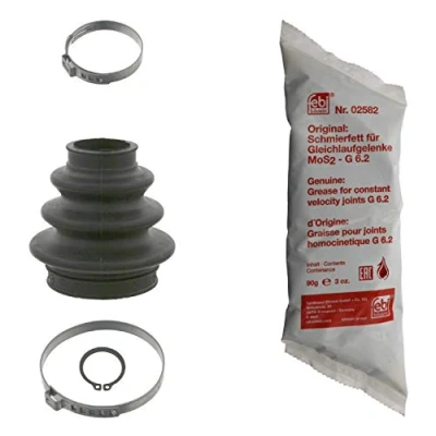 Image of 33211229590 CV Boot FEBI BILSTEIN 26829 Polychloroprene (Neoprene) Rear Axle, Wheel Side BMW: 3 Convertible, Touring, Coupe