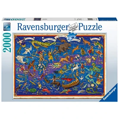 Image of Ravensburger Star Constellations 2000 Piece Jigsaw Puzzles for Adults and Kids Age 12 Years Up Space Astronomy