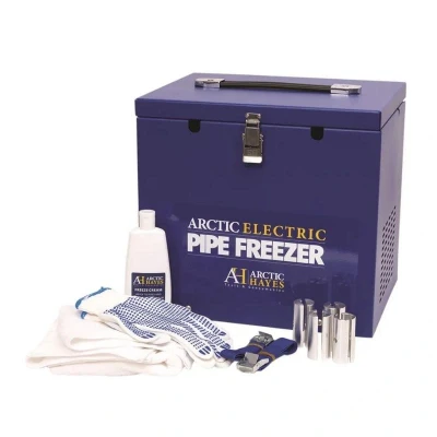 Image of Arctic Hayes AH28 Electric Pipe Freezing Machine 8 28mm Pipes, 230 V, Blue