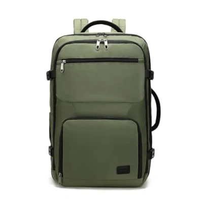 Image of Kono Cabin Bag 55x35x20cm Carry ons Luggage Travel Backpack Flight Shoulder 38L Hand (Green)