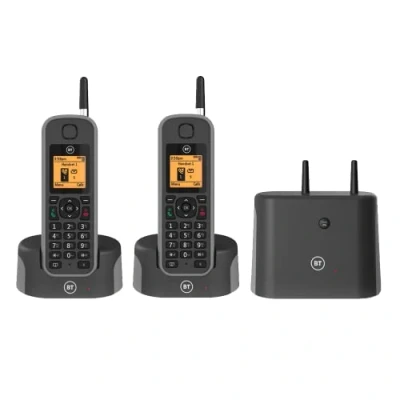 Image of BT Elements Weatherproof DECT Cordless Phone with Answering Machine Twin