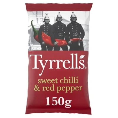 Image of Tyrrells Sweet Chilli &amp; Red Pepper Sharing Crisps, 150g