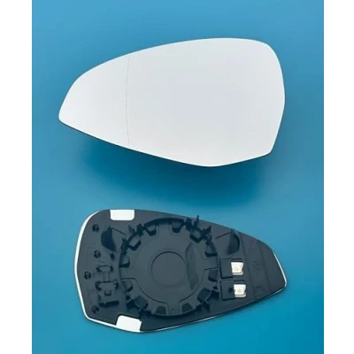 Image of Fits to Audi A4 (2015 2020),A5(2017 2020) Heated Base Convex Wing Mirror LEFT HAND (UK Passenger Side)
