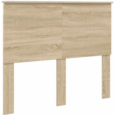 Image of vidaXL Headboard with Sonoma Oak 120 cm Engineered wood
