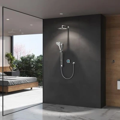 Image of Aqualisa Optic Q Smart Shower Concealed With Adjustable And Wall Fixed Head Gravity Fed OPQ.A2.BV.DVFW.23