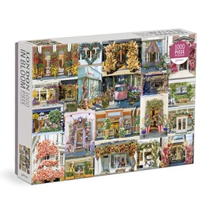 Image of Galison 9780735377622 London in Bloom Jigsaw Puzzle, Multicoloured, 1000