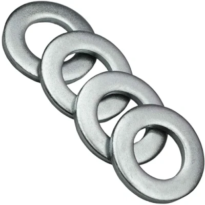 Image of M6 (6mm) Flat Washers Steel Repair Washer Zinc Plated (Pack of 50)