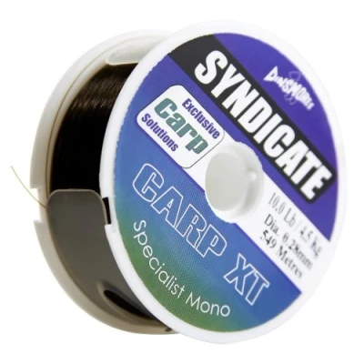 Image of Dinsmores 549 m Syndicate Specialist Carp XT Fishing Line Brown, 10 lb