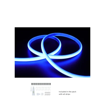 Image of Spotless Neon Flex 5 Metre LED Strip Tape Blue 18W Per Integral