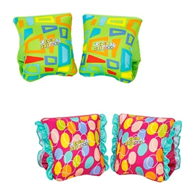 Image of Bestway Kids Inflatable Armbands Swimming Float, Float Armband, Floatie Sleeves for 1+, Size M/L, Assorted Designs