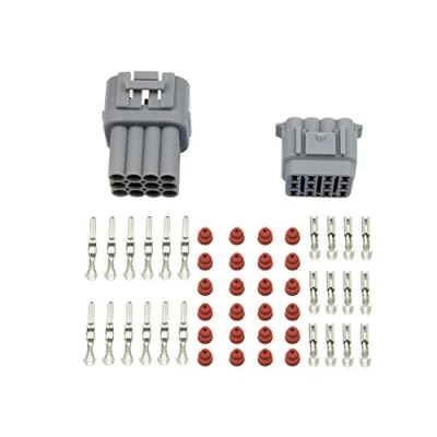 Image of WMYCONGCONG Waterproof Electrical Wire Cable 12 Pin Way Connector Plug, Fits 2.2mm Terminals Wire(10 Kit)