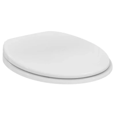 Image of Ideal Standard Waverley toilet seat and cover, U011801, White