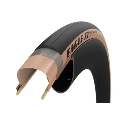 Image of GOODYEAR Eagle F1 Supersport R Pneu de vélo route pliable // 28 622 (700 x 28C), version : noir/marron, dimensions