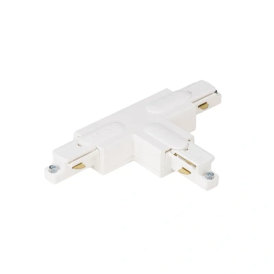 Image of Track Lighting T Connector Outside Right White Aurora