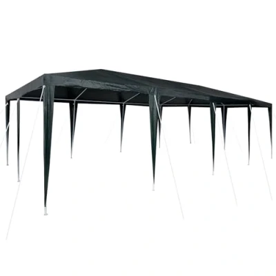 Image of vidaXL Party Tent Green 8x4 m PE