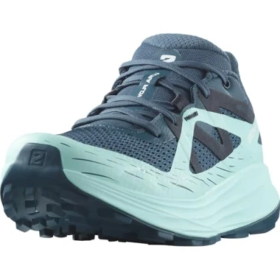 Image of Salomon Ultra FLOW GTX Trail running shoes, Women&#039;s, Size: 4, Deep dive/tanager turquoise/carbon Textile/synthetics