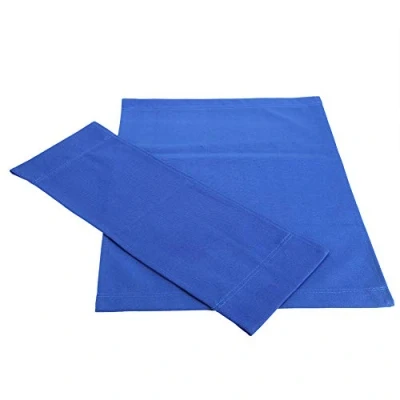 Image of Zerodis 1 Set Director Chair Covers Canvas Replacement Seat Cloth Home Supplies Protector Cover Durable Furniture Accessories(Blue)