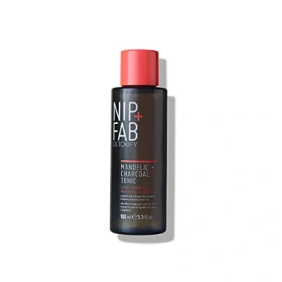Image of Nip + Fab Charcoal and Mandelic Acid Fix Tonic for Face with Witch Hazel Allantoin Nourishing Facial Toner, 100 ml