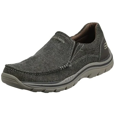 Image of Skechers Men&#039;s Expected Avillo Moccasin, Dark Brown, 14 UK