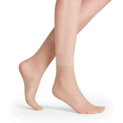 Image of FALKE Women&#039;s Pure Matt 20 DEN W SO Sheer Plain 1 Pair Socks, Skin colour (Crystal 4409) new eco friendly, 5.5 8