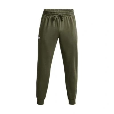 Image of UA Rival Fleece Joggers, Green, LG