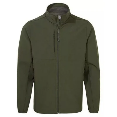 Image of Craghoppers Mens Expert Basecamp Soft Shell Jacket (Dark Cedar) Multicolour Size X Large