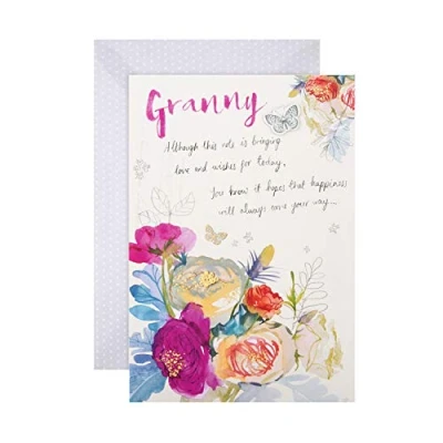 Image of Hallmark Mothers Day Card for Granny Classic Floral Design