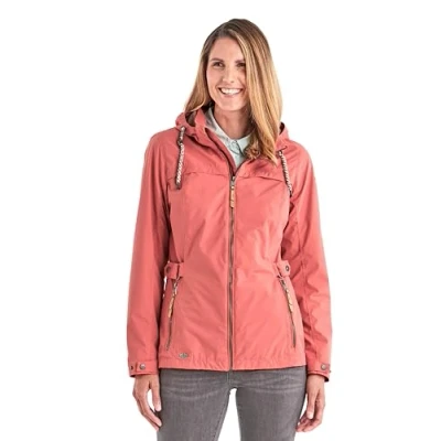 Image of G.I.G.A. DX Women&#039;s Jamil Wmn jacket A Functional jacket/outdoor with zip off hood, womens, 36742 000, Dark coral, 44 (EU)