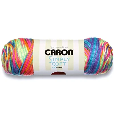 Image of Caron Simply Soft, Rainbow Bright, 7.8 x 24.3 cm, 141g