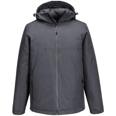 Image of Portwest Professional Winter Jacket Metal Grey Large