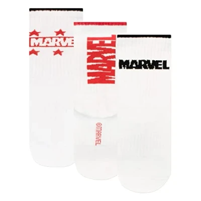 Image of Marvel Boys Socks Pack of 3 Multicoloured 4 6