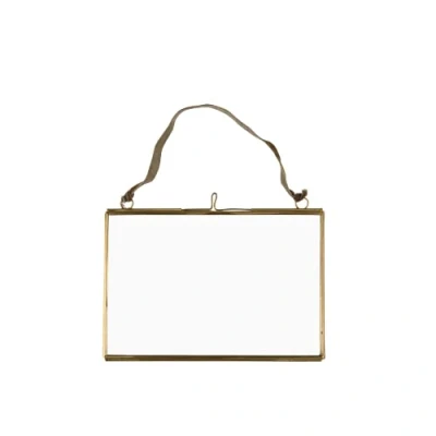 Image of Rex London Landscape Hanging Brass Frame 15x10cm
