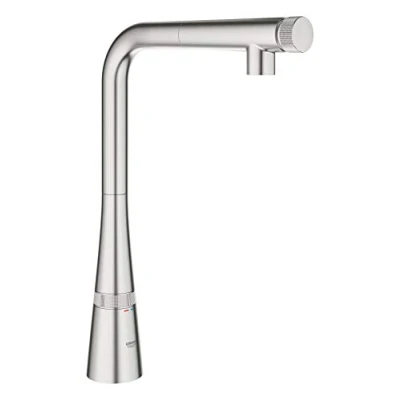 Image of Grohe Zedra SmartControl Sink Mixer Supersteel (31593DC2)