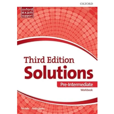 Image of Solutions 3rd Edition Pre Intermediate. Workbook Pk (Solutions Third Edition)
