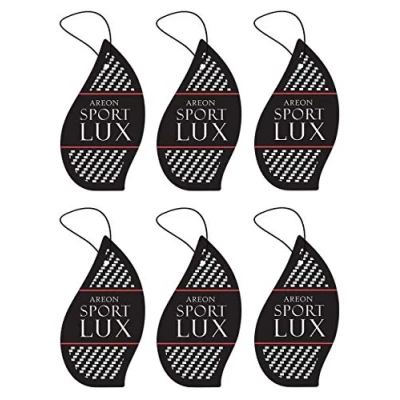 Image of Areon Sport Lux Silver Car Air Freshener Hanging Pack of 10