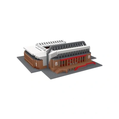 Image of FOCO Officially Licensed Liverpool FC 3D BRXLZ Bricks Anfield Stadium Football Construction Building Toy