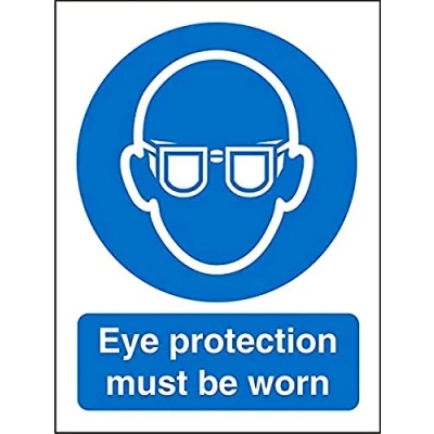 Image of Seco Eye Protection Semi Rigid Plastic Sign