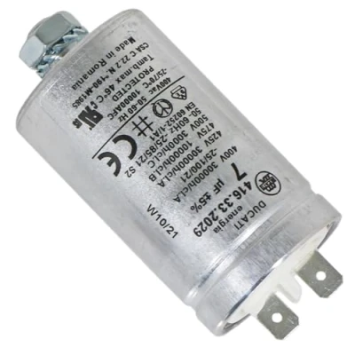 Image of SPARES2GO Capacitor for Hotpoint Tumble/Condenser Dryer (7UF)