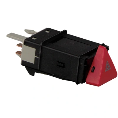 Image of 6N095323501C, 6N0953235300, 6N0953235302, 6N0953235B, 6N0953235B300 Switch, hazard light FEBI BILSTEIN 44393 with relay VOLKSWAGEN: Transporter 4