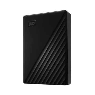 Image of WD 6TB My Passport portable external storage, hard drive, USB 3.0, HDD with software for device management, backup and password protection, works PC, Xbox &amp;Playstation, Black