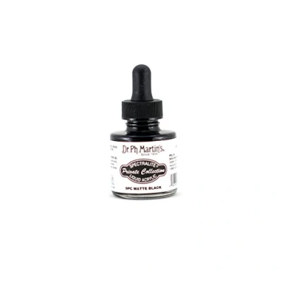 Image of Dr. Ph. Martin&#039;s Liquid Ink, Matte Black, 1oz