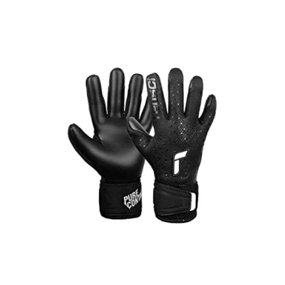 Image of Reusch Pure Contact Infinity Junior Children&#039;s Goalkeeper Gloves Black 4.5
