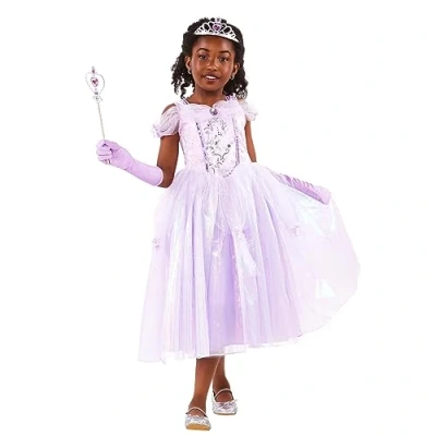 Image of Bristol Novelty 3016317 8000 Purple Princes Costume Princess, Girls, 7 8 Years