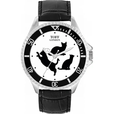 Image of Toff London Ladies Playful Cats Watch