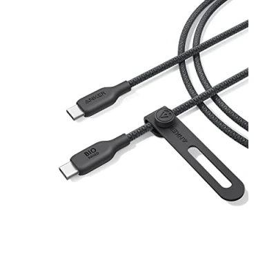 Image of Anker USB C to Cable (240W, 6 ft), Charger Type Charging Cable, Fast for MacBook Pro 2020, iPad Air 4, Samsung Galaxy S23+/S23 Ultra, and More